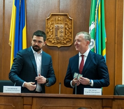 Serghii Trofimov l-a prezentat pe noul șef al ARS Cernăuți, Serghii&nbsp;Osaciuk