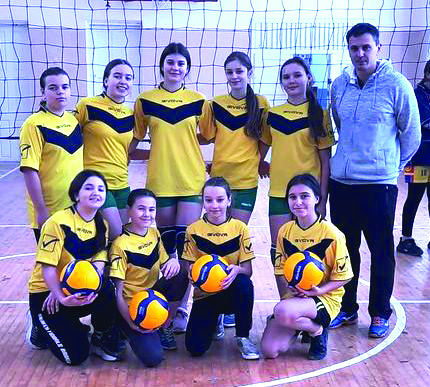 Competiții de volei la Spartachiada școlară a CT&nbsp;Herța