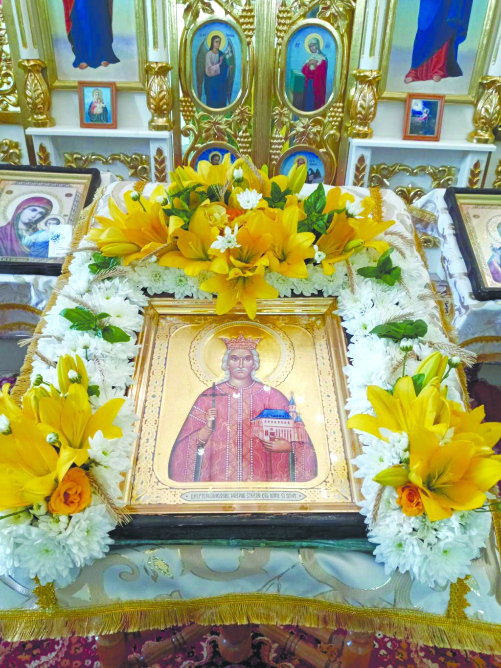 „Sfinte Binecredinciosule Voievod, Ștefan cel Mare, roagă-te lui Dumnezeu pentru&nbsp;noi!”