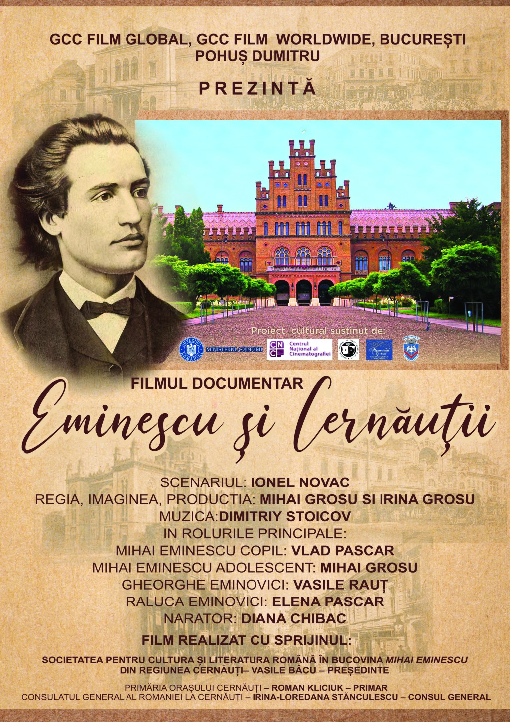 Premiera filmului „Eminescu și&nbsp;Cernăuții”